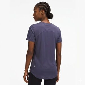 lululemon athletica Deep Blue Short Sleeve Tee